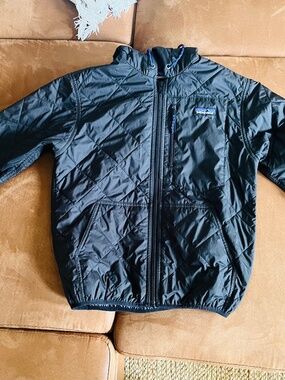 Patagonia Hooded Bomber Jacket (Black)